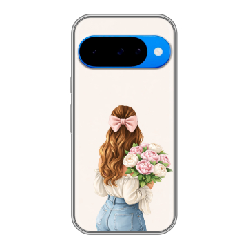 Силиконовый чехол на Google Pixel 10 с принтом женский Силиконовый чехол на Google Pixel 10 с принтом женский