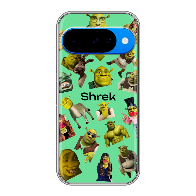 Силиконовый чехол на Google Pixel 10 с принтом Шрек Shrek Силиконовый чехол на Google Pixel 10 с принтом Шрек Shrek