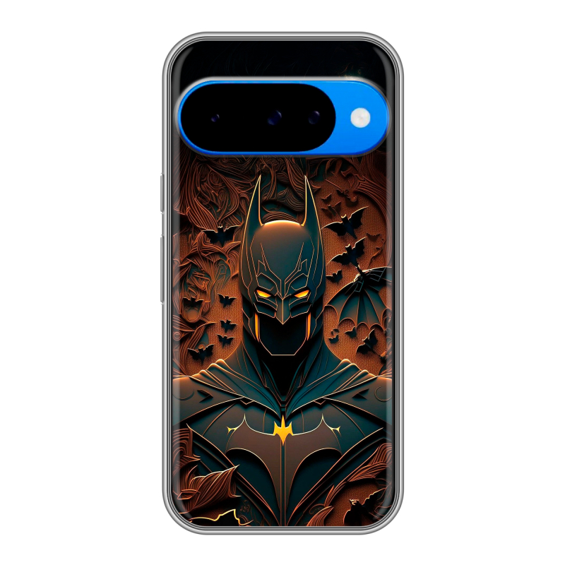 Силиконовый чехол на Google Pixel 10 с принтом Batman Бэтмен Силиконовый чехол на Google Pixel 10 с принтом Batman Бэтмен