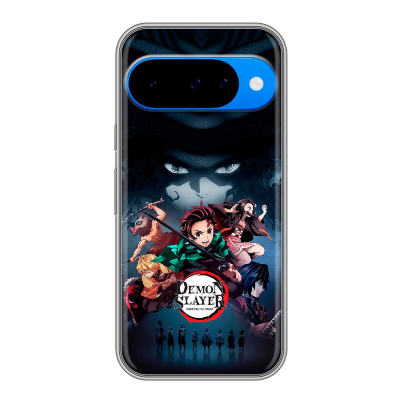 Силиконовый чехол на Google Pixel 10 с принтом Demon Slayer Клинок рассекающий демонов Силиконовый чехол на Google Pixel 10 с принтом Demon Slayer Клинок рассекающий демонов