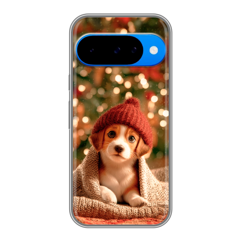 Силиконовый чехол на Google Pixel 10 с принтом Новый год Силиконовый чехол на Google Pixel 10 с принтом Новый год