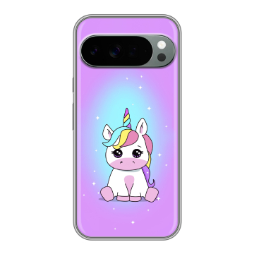 Силиконовый чехол на Google Pixel 10 Pro XL с принтом Единорог