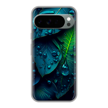 Силиконовый чехол на Google Pixel 10 Pro XL с принтом Листья