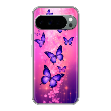 Силиконовый чехол на Google Pixel 10 Pro XL с принтом Бабочки