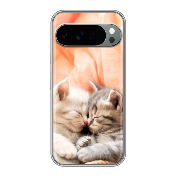 Силиконовый чехол на Google Pixel 10 Pro XL с принтом Котята Силиконовый чехол на Google Pixel 10 Pro XL с принтом Котята