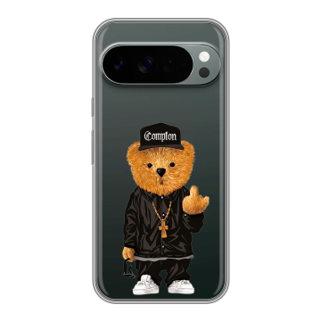 Силиконовый чехол на Google Pixel 10 Pro XL с принтом Мишка