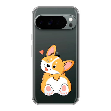 Силиконовый чехол на Google Pixel 10 Pro XL с принтом Корги
