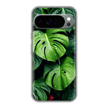 Силиконовый чехол на Google Pixel 10 Pro XL с принтом Листья