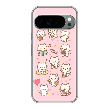 Силиконовый чехол на Google Pixel 10 Pro XL с принтом Hello Kitty Хелоу Кити