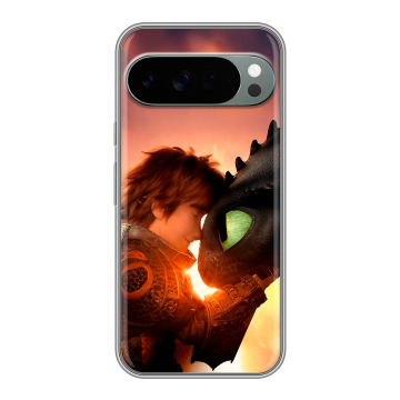 Силиконовый чехол на Google Pixel 10 Pro XL с принтом Как приручить дракона Силиконовый чехол на Google Pixel 10 Pro XL с принтом Как приручить дракона