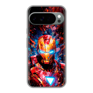 Силиконовый чехол на Google Pixel 10 Pro XL с принтом Железный человек Ironman