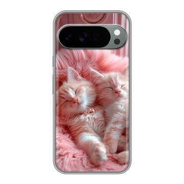 Силиконовый чехол на Google Pixel 10 Pro XL с принтом котята котики Силиконовый чехол на Google Pixel 10 Pro XL с принтом котята котики