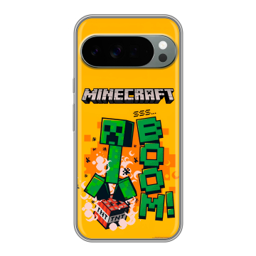 Силиконовый чехол на Google Pixel 10 Pro XL с принтом Майнкрафт Minecraft