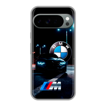 Силиконовый чехол на Google Pixel 10 Pro XL с принтом БМВ BMW Силиконовый чехол на Google Pixel 10 Pro XL с принтом БМВ BMW