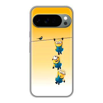 Силиконовый чехол на Google Pixel 10 Pro XL с принтом Миньоны