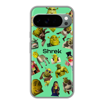 Силиконовый чехол на Google Pixel 10 Pro XL с принтом Шрек Shrek