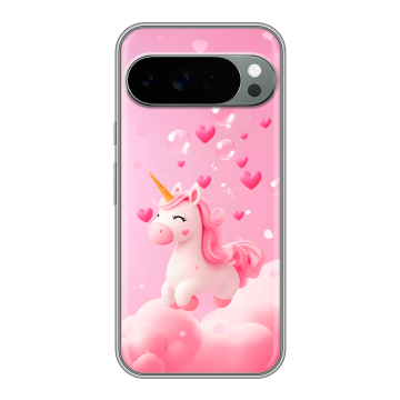 Силиконовый чехол на Google Pixel 10 Pro XL с принтом Единорог