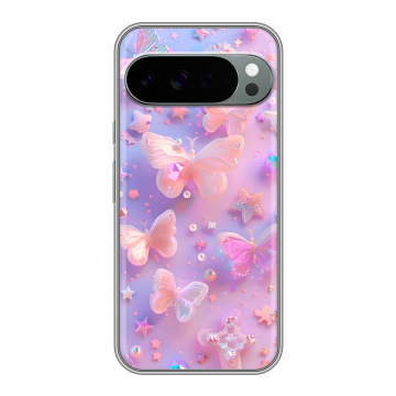 Силиконовый чехол на Google Pixel 10 Pro XL с принтом Бабочки