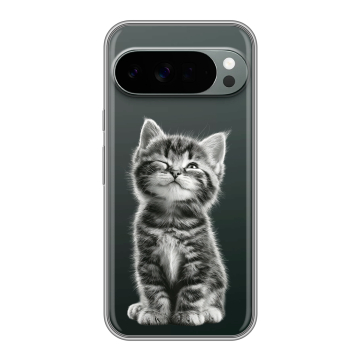 Силиконовый чехол на Google Pixel 10 Pro XL с принтом Котенок
