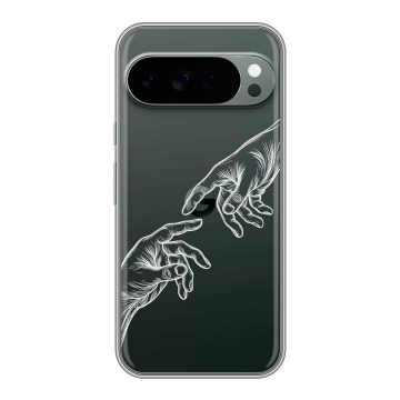 Силиконовый чехол на Google Pixel 10 Pro XL с принтом Сотворение мира