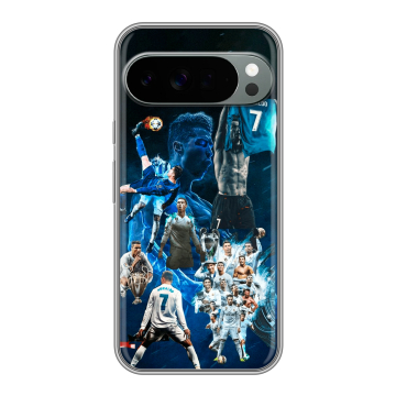 Силиконовый чехол на Google Pixel 10 Pro XL с принтом Реал Роналдо Силиконовый чехол на Google Pixel 10 Pro XL с принтом Реал Роналдо