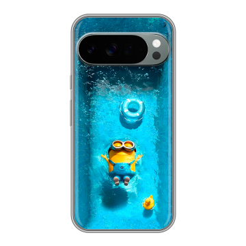 Силиконовый чехол на Google Pixel 10 Pro XL с принтом Миньоны Силиконовый чехол на Google Pixel 10 Pro XL с принтом Миньоны