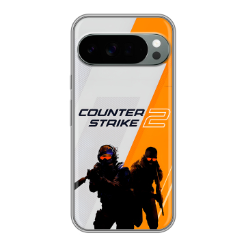 Силиконовый чехол на Google Pixel 10 Pro XL с принтом Counter Strike