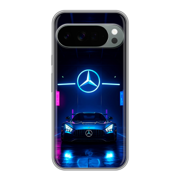 Силиконовый чехол на Google Pixel 10 Pro XL с принтом Mercedes Мерседес