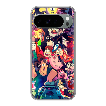 Силиконовый чехол на Google Pixel 10 Pro XL с принтом Gravity Falls Гравити Фолз