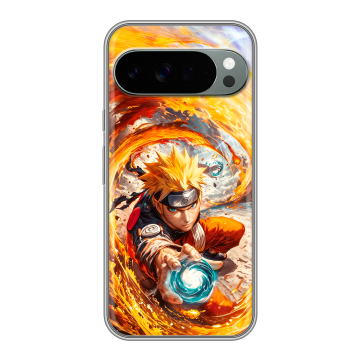 Силиконовый чехол на Google Pixel 10 Pro XL с принтом Аниме Наруто Naruto