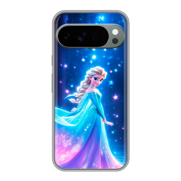 Силиконовый чехол на Google Pixel 10 Pro XL с принтом Холодное сердце Frozen
