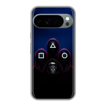 Силиконовый чехол на Google Pixel 10 Pro XL с принтом Игра Кальмара