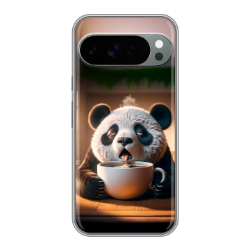 Силиконовый чехол на Google Pixel 10 Pro XL с принтом смешная панда