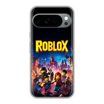 Силиконовый чехол на Google Pixel 10 Pro XL с принтом Roblox Роблокс
