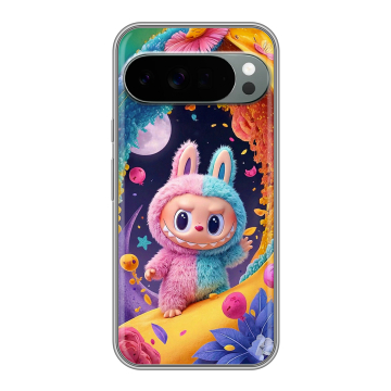 Силиконовый чехол на Google Pixel 10 Pro XL с принтом Labubu Лабубу Силиконовый чехол на Google Pixel 10 Pro XL с принтом Labubu Лабубу