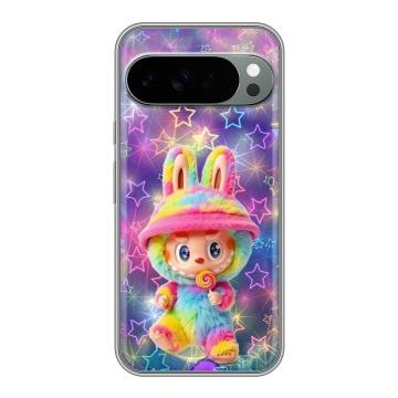 Силиконовый чехол на Google Pixel 10 Pro XL с принтом Labubu Лабубу