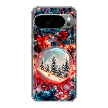 Силиконовый чехол на Google Pixel 10 Pro XL с принтом Новый год