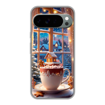 Силиконовый чехол на Google Pixel 10 Pro XL с принтом Новый год