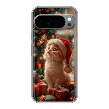 Силиконовый чехол на Google Pixel 10 Pro XL с принтом Новый год