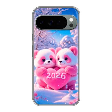 Силиконовый чехол на Google Pixel 10 Pro XL с принтом Новый год