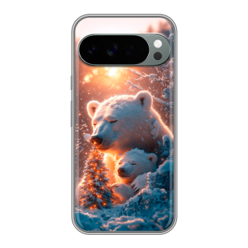 Силиконовый чехол на Google Pixel 10 Pro XL с принтом Новый год