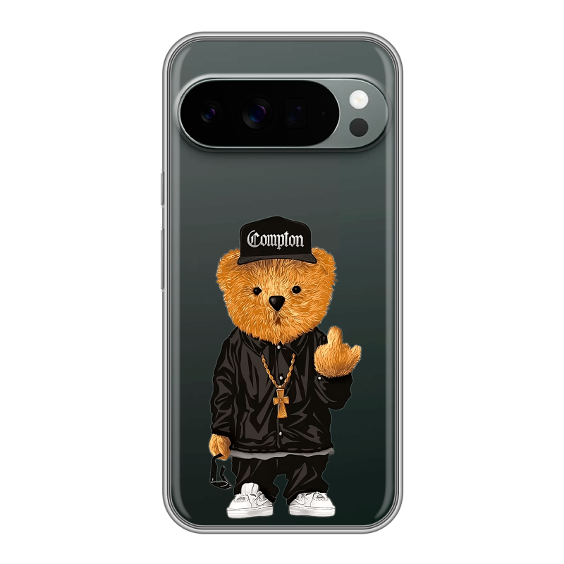 Силиконовый чехол на Google Pixel 10 Pro XL с принтом Плюшевый медведь Силиконовый чехол на Google Pixel 10 Pro XL с принтом Плюшевый медведь