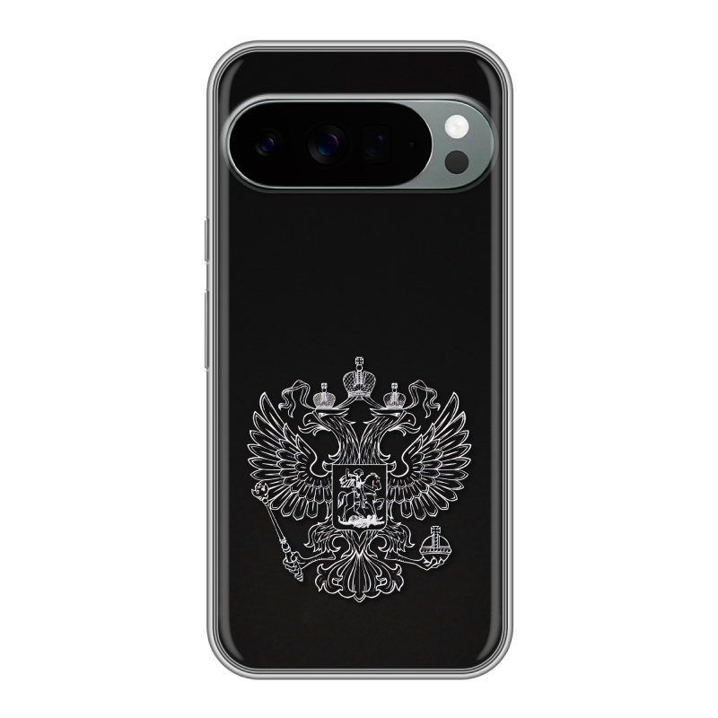 Силиконовый чехол на Google Pixel 10 Pro XL с принтом Герб России Силиконовый чехол на Google Pixel 10 Pro XL с принтом Герб России
