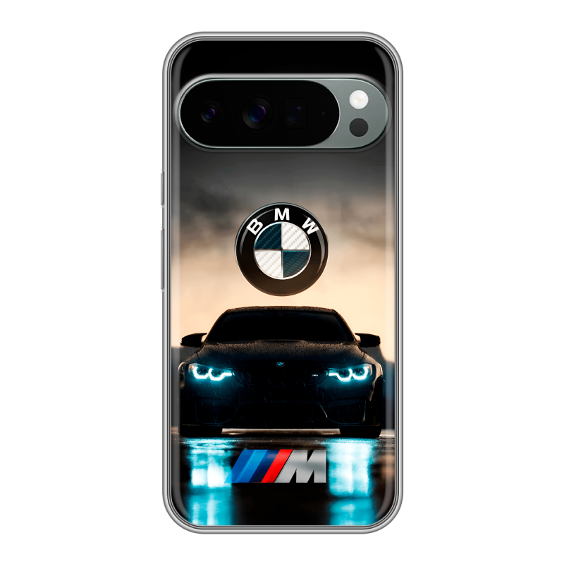 Силиконовый чехол на Google Pixel 10 Pro XL с принтом БМВ BMW Силиконовый чехол на Google Pixel 10 Pro XL с принтом БМВ BMW