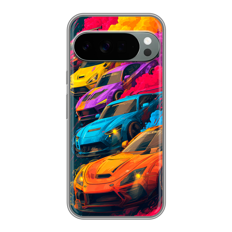 Силиконовый чехол на Google Pixel 10 Pro XL с принтом Тачки Силиконовый чехол на Google Pixel 10 Pro XL с принтом Тачки