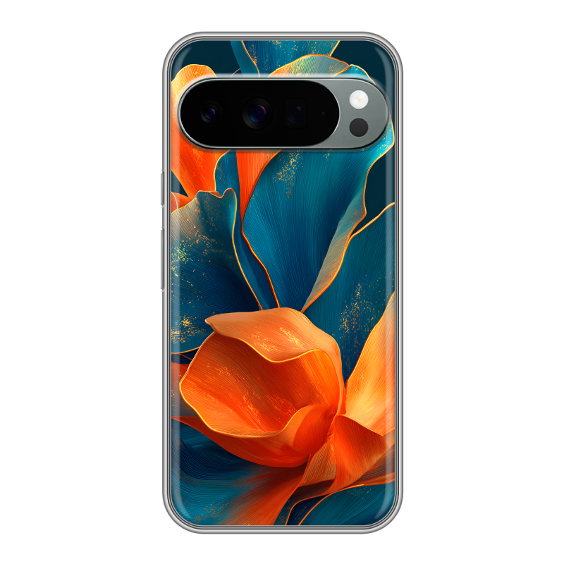 Силиконовый чехол на Google Pixel 10 Pro XL с принтом Цветы Силиконовый чехол на Google Pixel 10 Pro XL с принтом Цветы