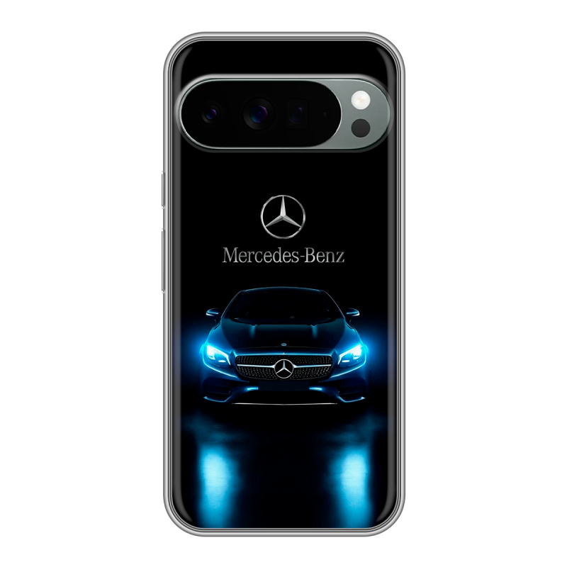 Силиконовый чехол на Google Pixel 10 Pro XL с принтом Mercedes Мерседес Силиконовый чехол на Google Pixel 10 Pro XL с принтом Mercedes Мерседес