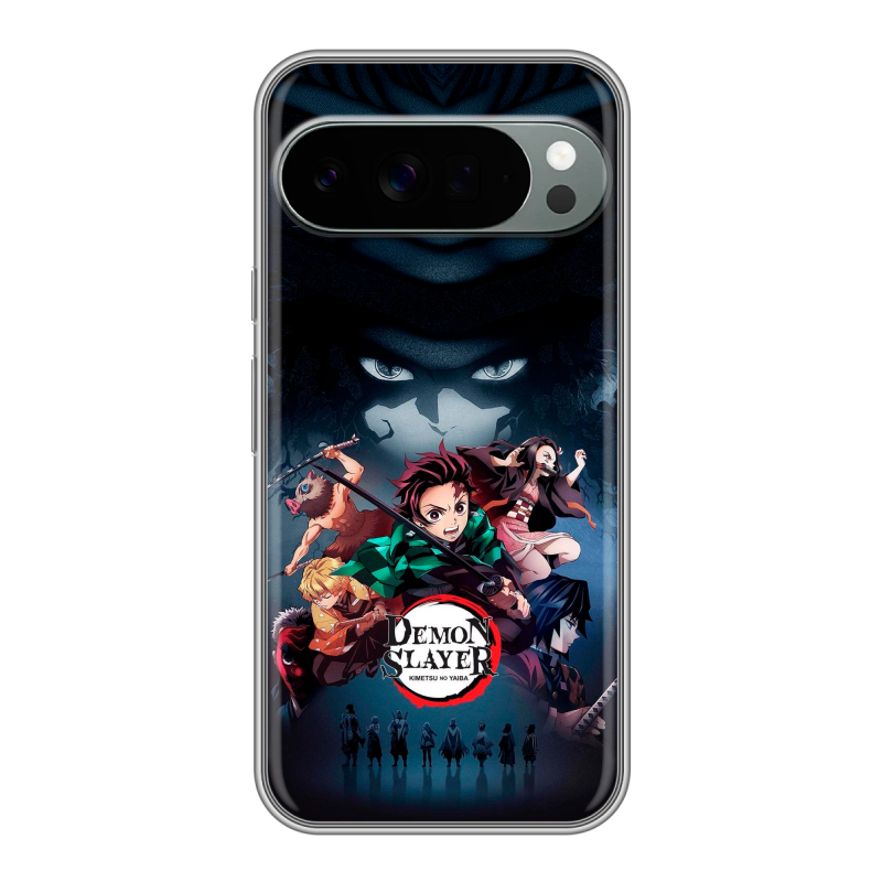 Силиконовый чехол на Google Pixel 10 Pro XL с принтом Demon Slayer Клинок рассекающий демонов Силиконовый чехол на Google Pixel 10 Pro XL с принтом Demon Slayer Клинок рассекающий демонов