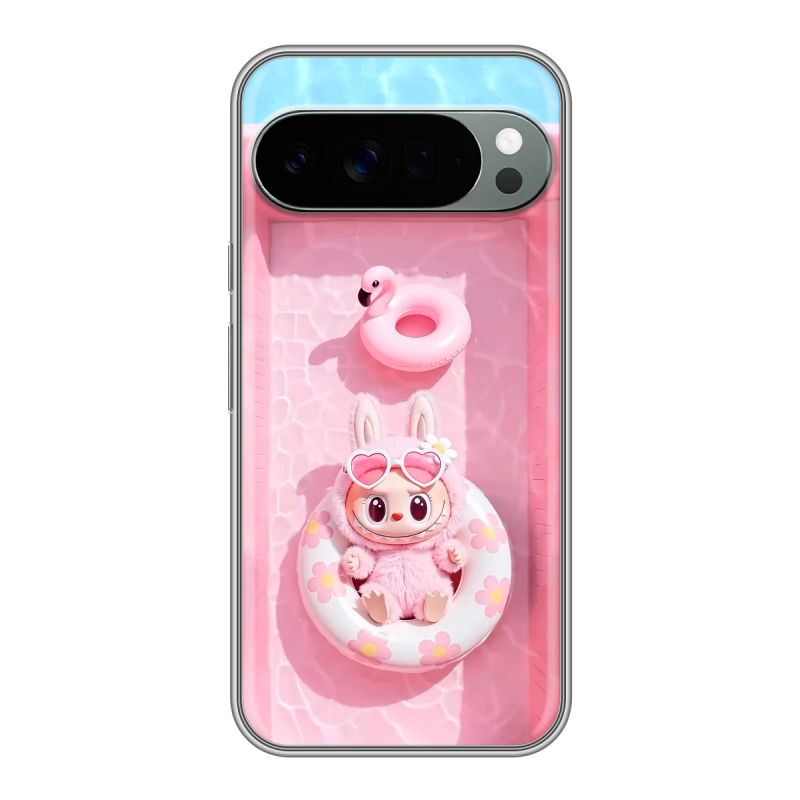 Силиконовый чехол на Google Pixel 10 Pro XL с принтом Labubu Лабубу Силиконовый чехол на Google Pixel 10 Pro XL с принтом Labubu Лабубу