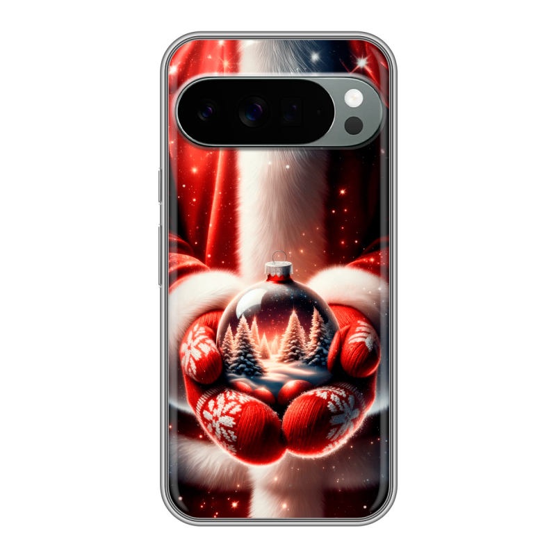 Силиконовый чехол на Google Pixel 10 Pro XL с принтом Новый год Силиконовый чехол на Google Pixel 10 Pro XL с принтом Новый год